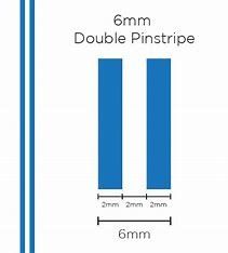 Twinstripe White 6X3Mm