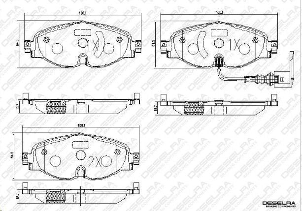 Deselra Brake Pads