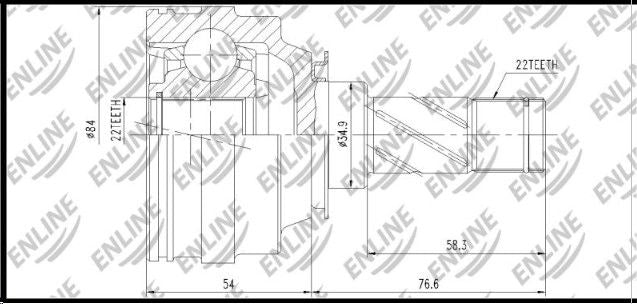 Cv Joint Inner Enline