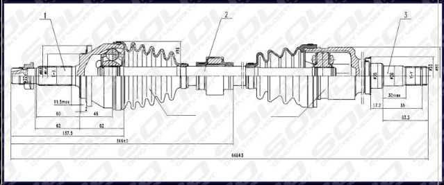 Cv Shaft Lh