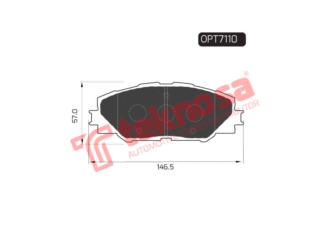Brake Components Brake Pads OPT7110