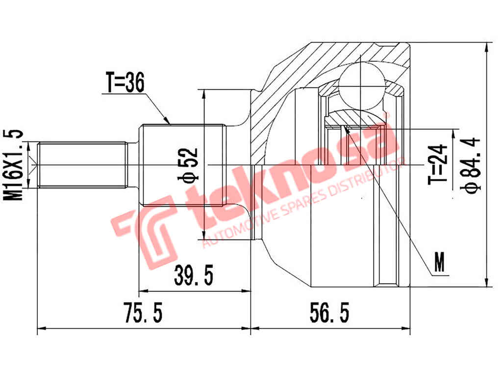 Wheel Drive Outer Cv Joint VW3010