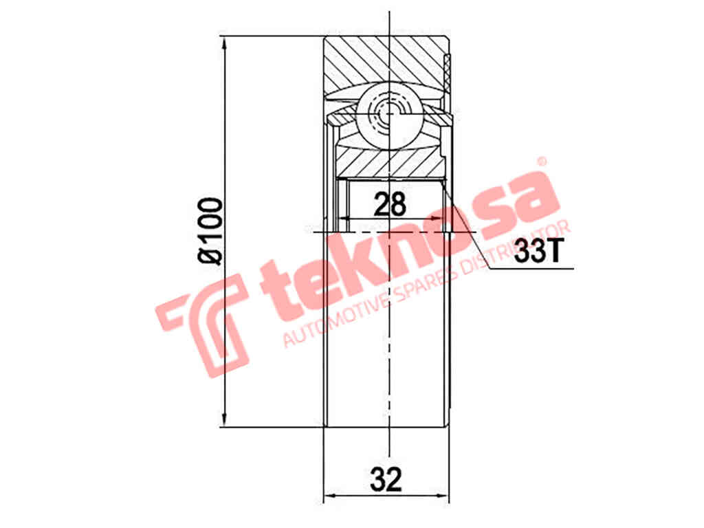 Wheel Drive Inner Cv Joint VW6917-X