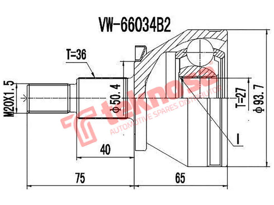 Wheel Drive Outer Cv Joint AD5729