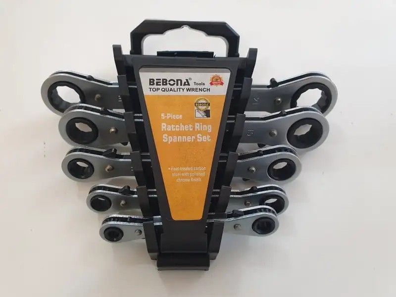 Ratched Ring Spanner 5Pc
