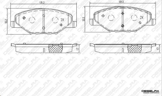 Brake Pads Deselra