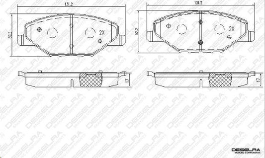 Brake Pads Deselra