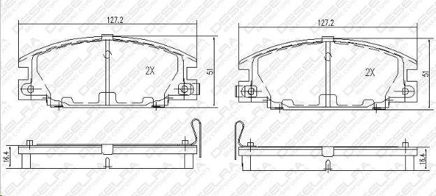 Brake Pads Deselra