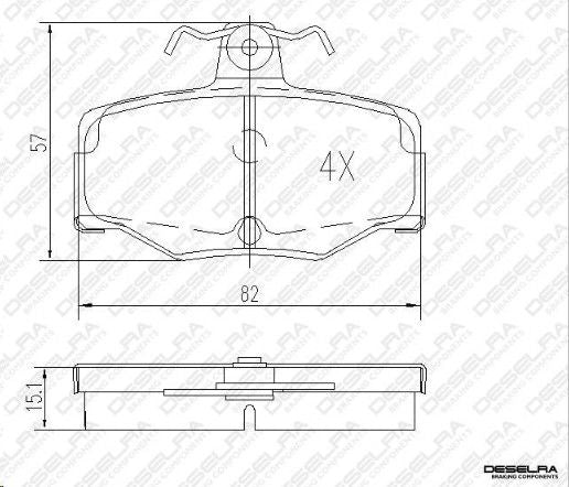 Deselra Brake Pads Re