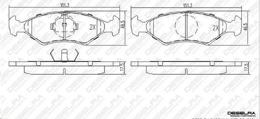 Brake Pads Frt