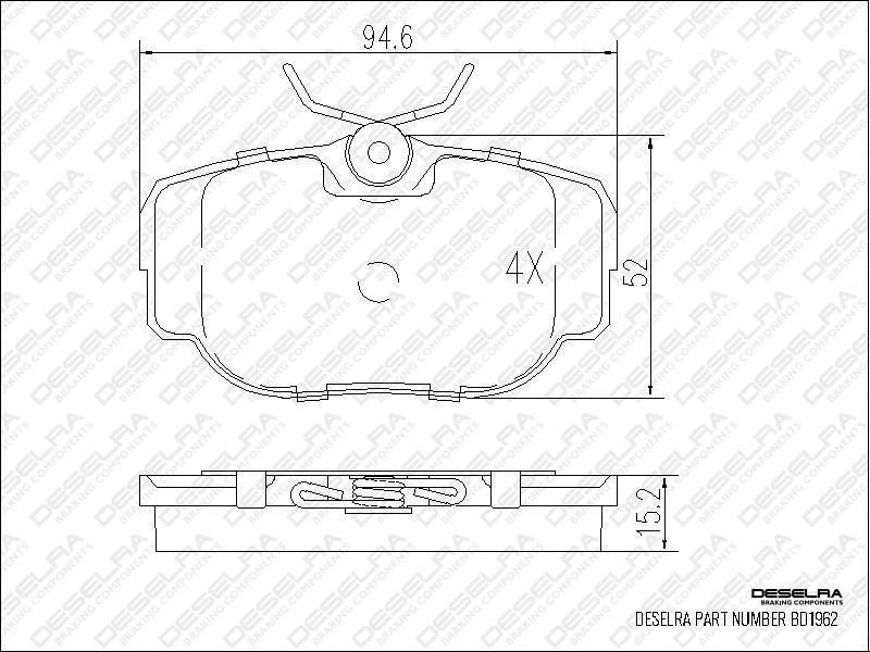 Deselra Brake Pads
