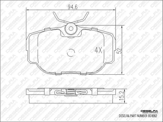 Deselra Brake Pads