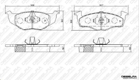 Deselra Brakepads