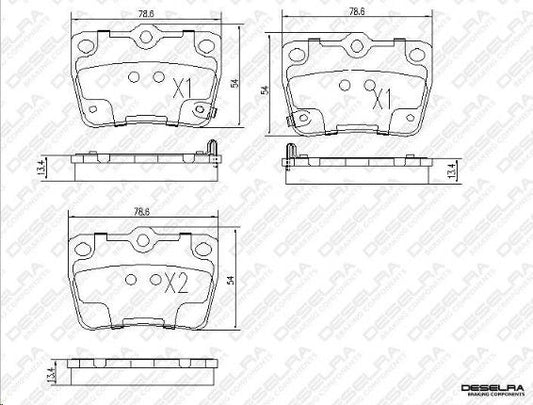 Brake Pads Rear