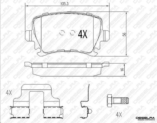 Brake Pads Rr