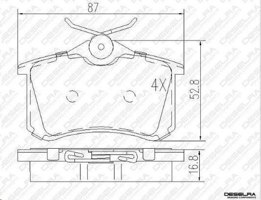 Brake Pad Rr