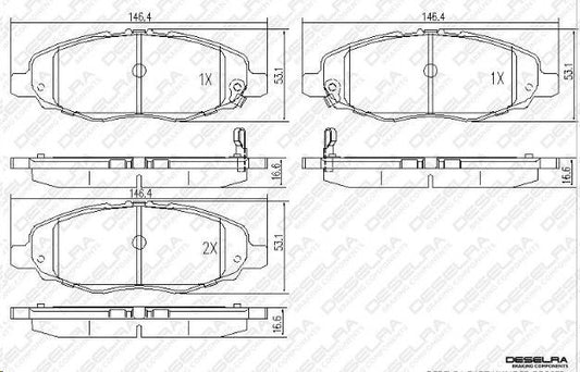 Brake Pads Deselra