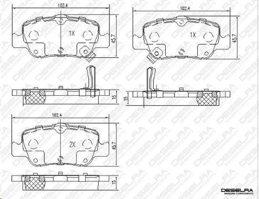 Brake Pads Rr