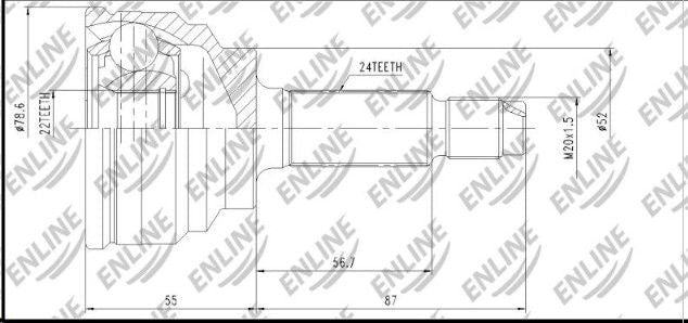 Cv Joint Outer Enline