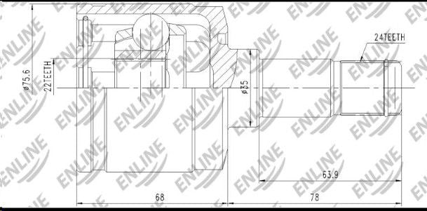 Cv Joint Inner Enline