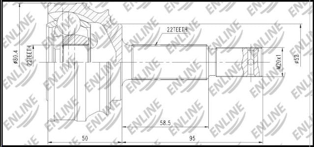 Cv Joint Outer Enline