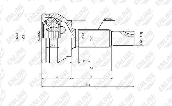 Cv Joint Outer