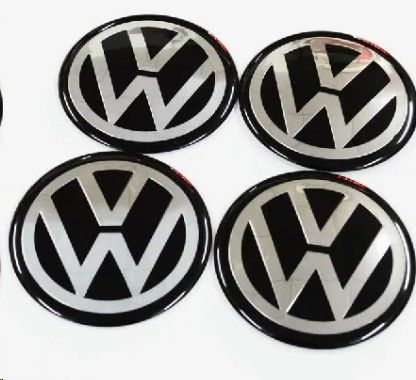 Wheel Badge Vw Black