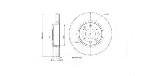Motopart Brake Disc