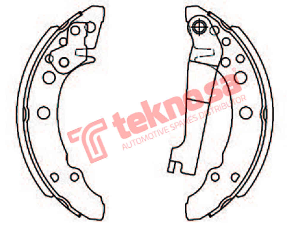 Brake Components Brake Shoe OPT489PB
